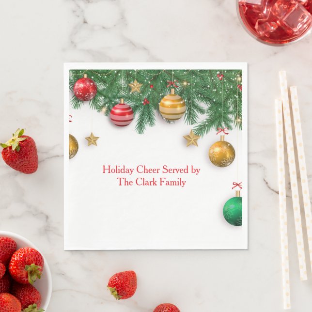 Guardanapo De Papel Christmas Celebration Paper Napkins (Insitu)