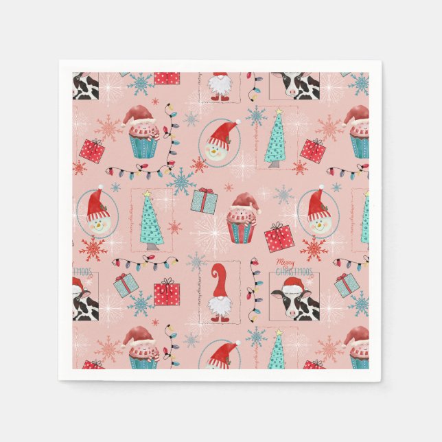 Guardanapo De Papel Christmas Fun (Frente)