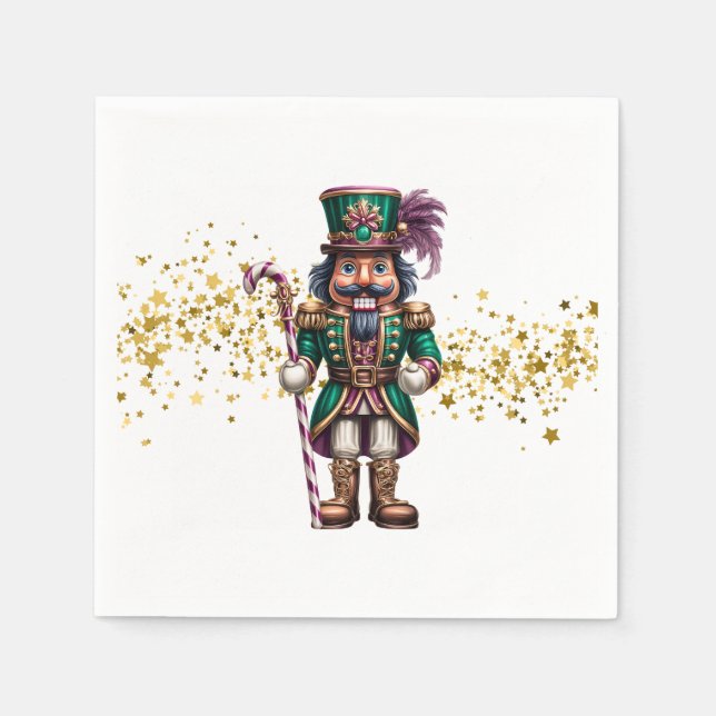 Guardanapo De Papel Christmas Nutcracker  (Frente)