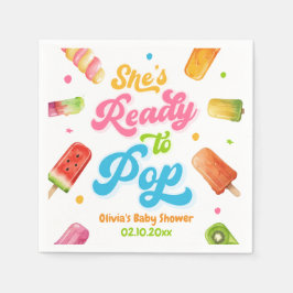 Guardanapo De Papel Chupeta de Chuveirinho de Bebê Está Pronta para Na
