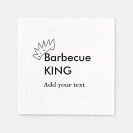 Guardanapo De Papel Churrasco-churrasco adiciona nome texto homens pad