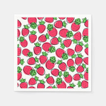 Churrasco de Festa de aniversário de morangos