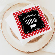 Churrasco de Xadrez Rustic Red Gingham
