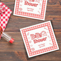 Churrasco Vermelho Baby Shower BBQ