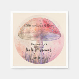 Guardanapo De Papel Chuva de amanita muscaria para baby shower