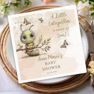 Guardanapo De Papel Chuva de Amor: Lagarta Caprichosa Baby Shower