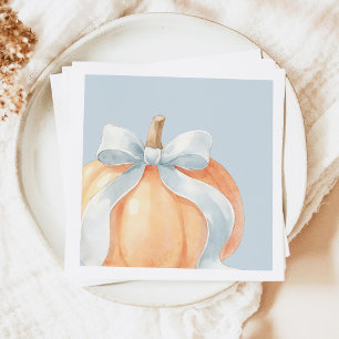 Guardanapo De Papel Chuva de Azul Outono Bolo de Abóbora Baby Shower