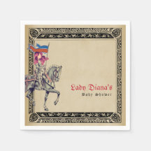 Chuva de Bebê do Cavaleiro da Renascença Medieval