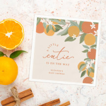 Chuva de Bebê Little Cutie Citrus Laranjas