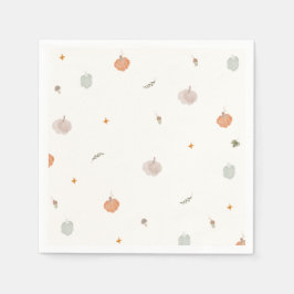 Guardanapo De Papel Chuva de Bebê Pequena Abóbora Fantasia de Outono