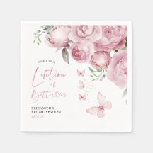 Chuva de Borboletas Rosa Bridal Shower