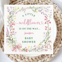 Chuva de Flores Baby Shower Menina Rosa Floral