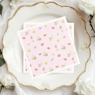 Guardanapo De Papel Chuva de flores rosa Bébé em flor Chuvinha de bebê