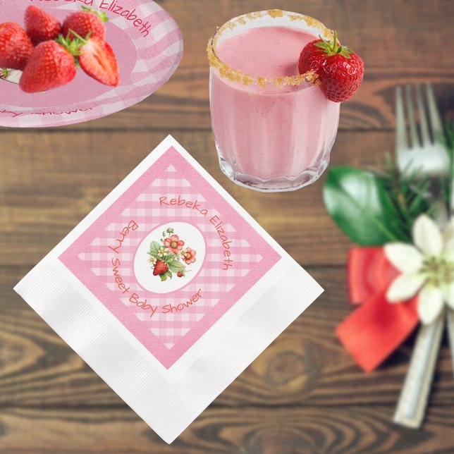 Guardanapo De Papel Chuva de Ginga Rosa Doce de Frutas (Criador carregado)