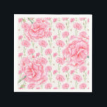 Guardanapo De Papel Chuva de Noiva Floral de Cravo Rosa<br><div class="desc">Belos cravos de água rosa com longos caules verdes foram usados para criar um lindo fundo para esses guardanapos de casamento ou chá de bebê. Três grandes cravos de água rosa adicionam beleza nos cantos opostos que adornam esse lindo design. O guardanapo perfeito para o seu evento. 100% de satisfação...</div>