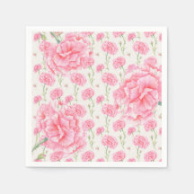 Chuva de Noiva Floral de Cravo Rosa