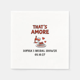 Guardanapo De Papel Chuva de Noiva Italiano That's Amore Caprichoso Ve