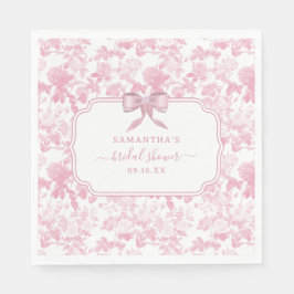 Guardanapo De Papel Chuva de Noiva Rosas Florais Brancas Chinoiserie