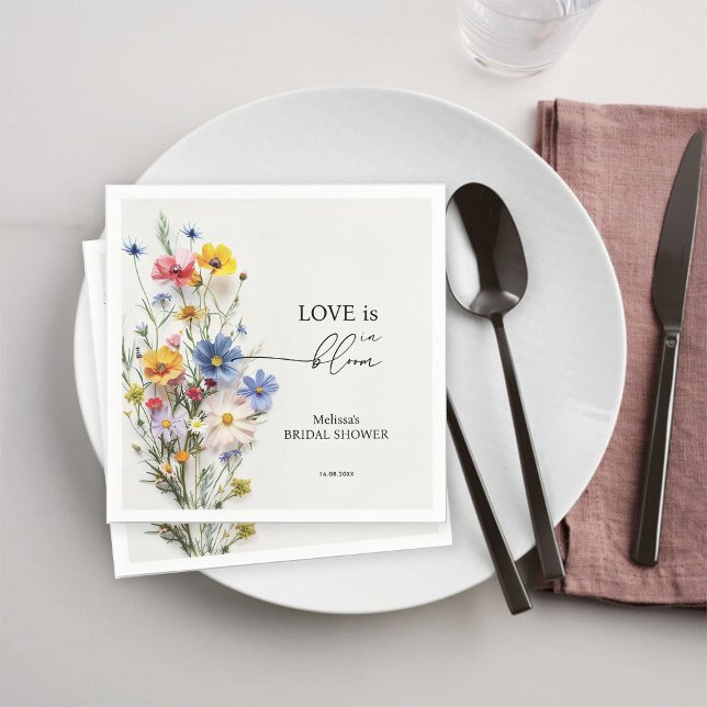 Guardanapo De Papel Chuva de Noivas Amor em Flor (Criador carregado)