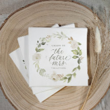 Chuva de Presentes A Futura Sra Aquarela Floral