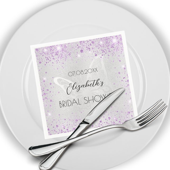 Guardanapo De Papel Chuva de presentes de casamento borboleta prata la (Criador carregado)