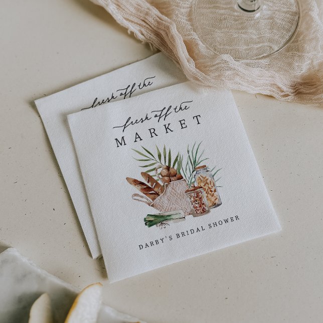 Guardanapo De Papel Chuveiro de Noiva Fresco no Mercado (Criador carregado)