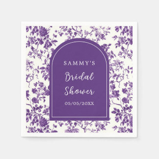 Guardanapo De Papel Chuveiro Nupcial Antigo Estilo Chinês Roxo