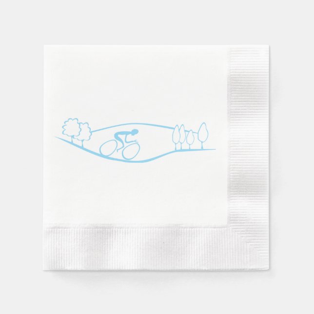 Guardanapo De Papel Ciclismo Design Napkin (Frente)