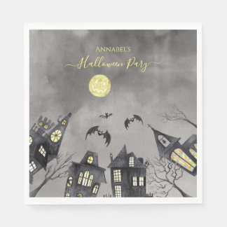 Guardanapo De Papel Cidade assustadora Halloween Napkins