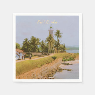 Guardanapo De Papel Cidade costeira de Galle, Sri Lanka Lembrança de V