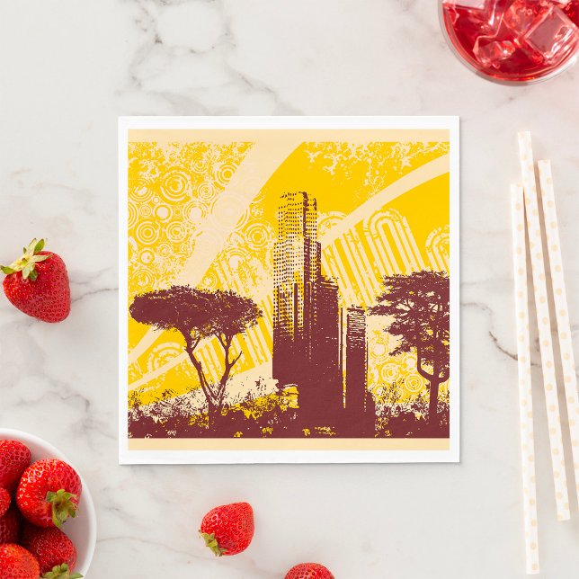 Guardanapo De Papel Cidade Grunge (Criador carregado)