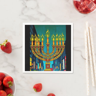 Guardanapo De Papel Cidade Menorah