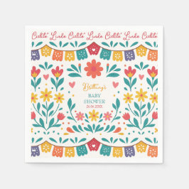 Guardanapo De Papel Cielito Lindo Mexican Colorful Baby Shower 