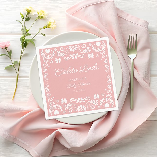 Guardanapo De Papel Cielito Lindo Talavera Chá de fraldas Mexicano Nap (Criador carregado)