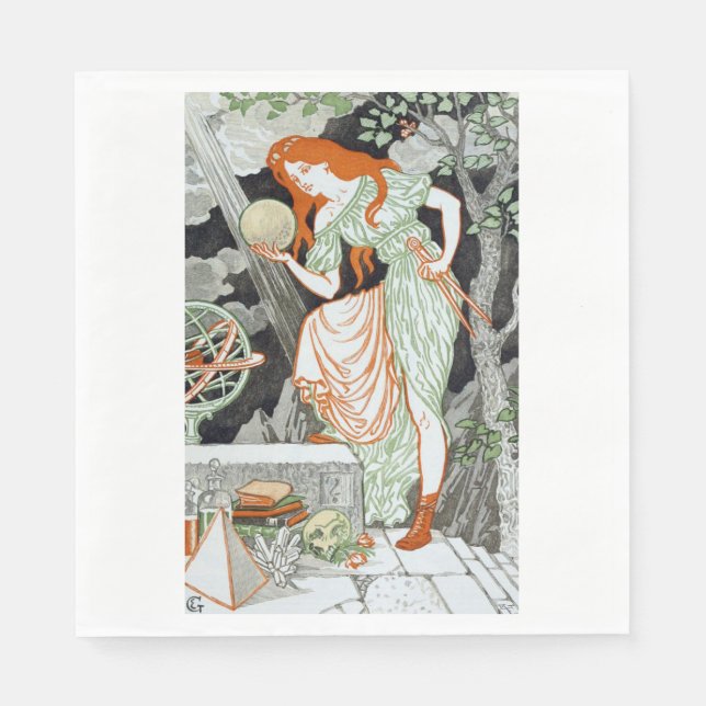 Guardanapo De Papel Cientista feminina (Mulheres na Ciência e Tecnolog (Frente)