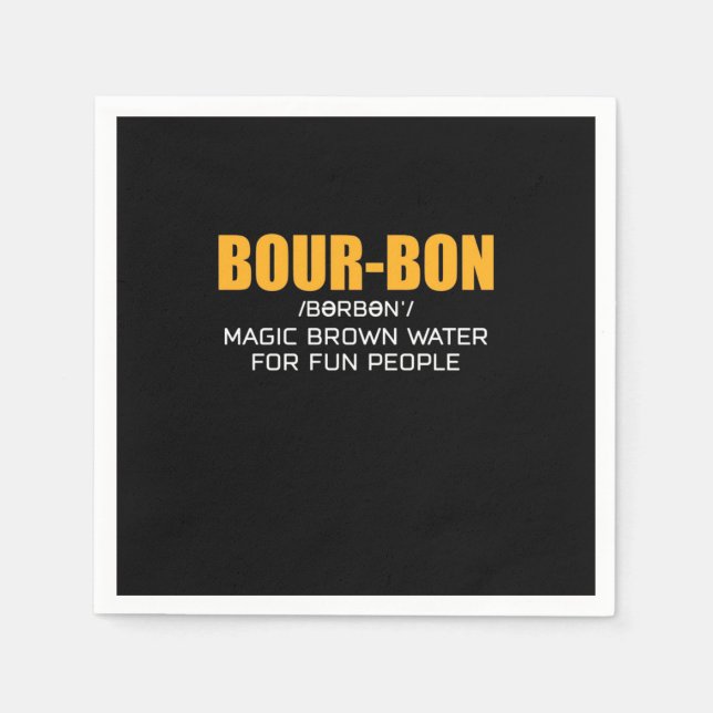 Guardanapo De Papel Cigar Lover | Bourbon Magic Brown (Frente)