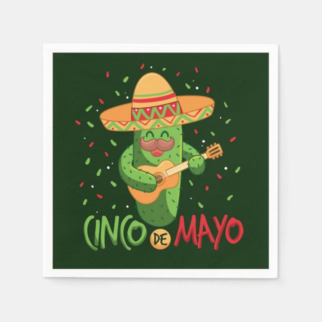 Guardanapo De Papel Cinco De Mayo Napkins (Frente)