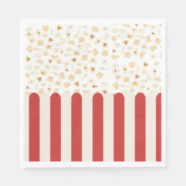 Guardanapo De Papel Cinema Retro Popcorn