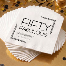 Cinquenta e Fabuloso Aniversário de 50 anos Deco