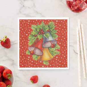 Guardanapo De Papel Cintas de Natal Papel Plate Napkins