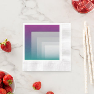 Guardanapo De Papel Cinza magenta teal