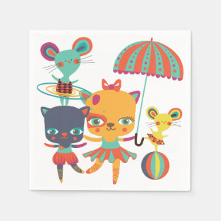 Guardanapo De Papel Circo Cuties