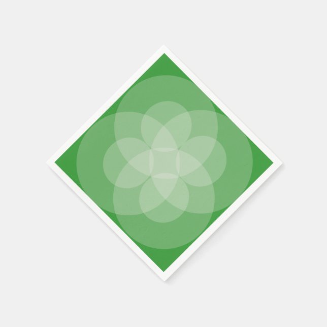 Guardanapo de papel - Círculos de interseção (Canto)