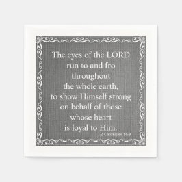 Guardanapo De Papel Citação de Escrituras de Bíblia do Antigo Testamen