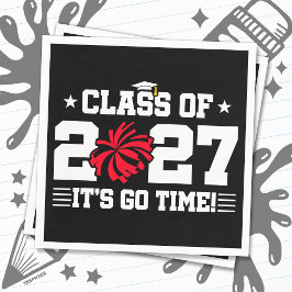 Guardanapo De Papel Citação de Formatura das Cheerleaders Turma de For