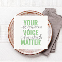 Citação de Motivação de Sua Matéria de Voz Verde P