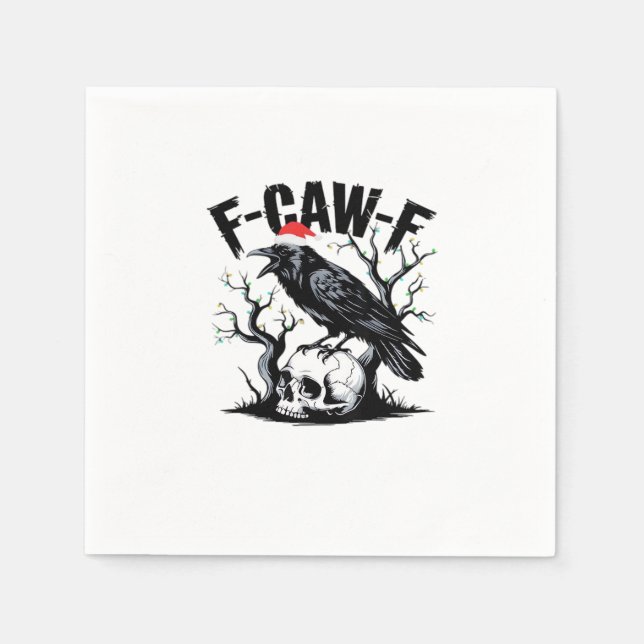Guardanapo De Papel Citação engraçada essencial F-Caw-F (Frente)