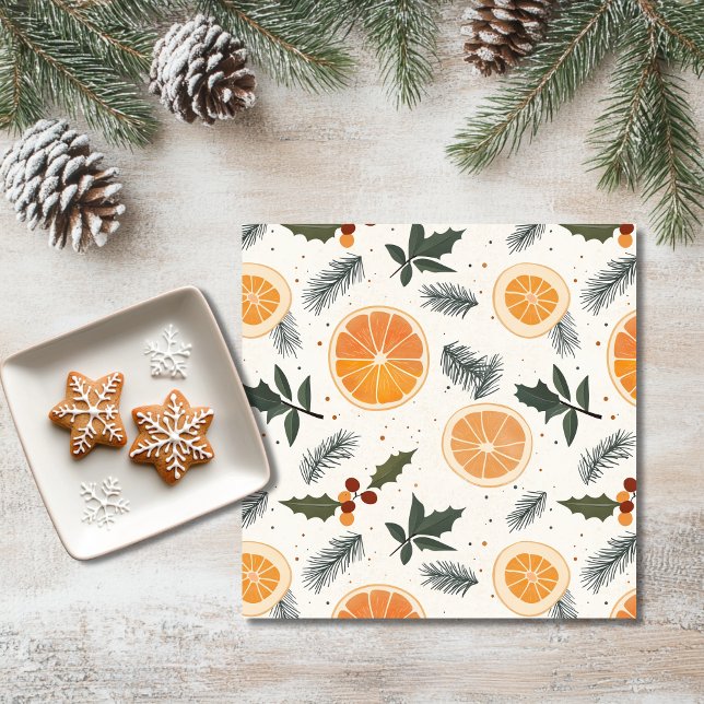 Guardanapo De Papel Citrus Hygge Natal (Criador carregado)