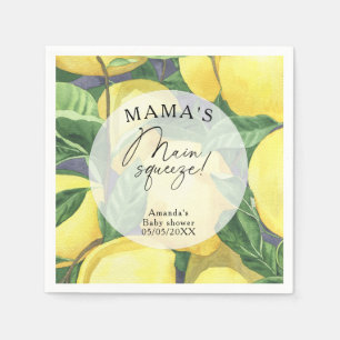 Guardanapo De Papel Citrus Lemon - chá de fraldas de aperto principal