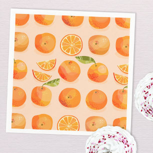 Guardanapo De Papel Citrus Orange Paper Napkin